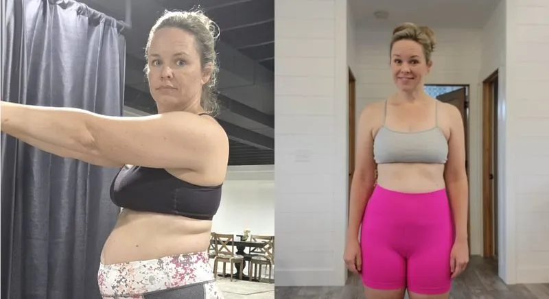 Kim B. — transformación verificada de paciente GLP-1