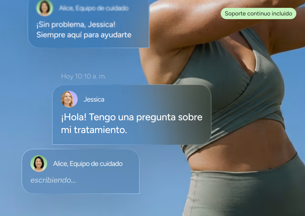 Paciente comenzando su plan de tratamiento personalizado con el apoyo continuo del equipo de cuidado de Yucca Health.