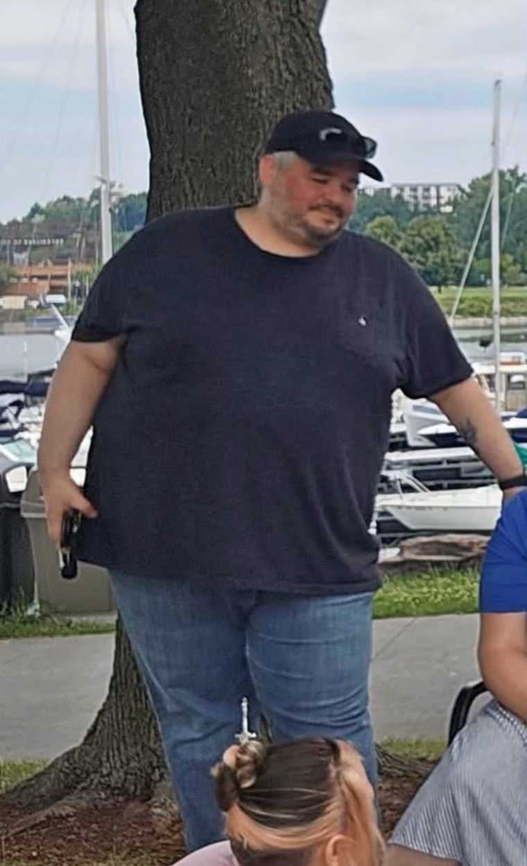 Ben R. before beginning treatment.
