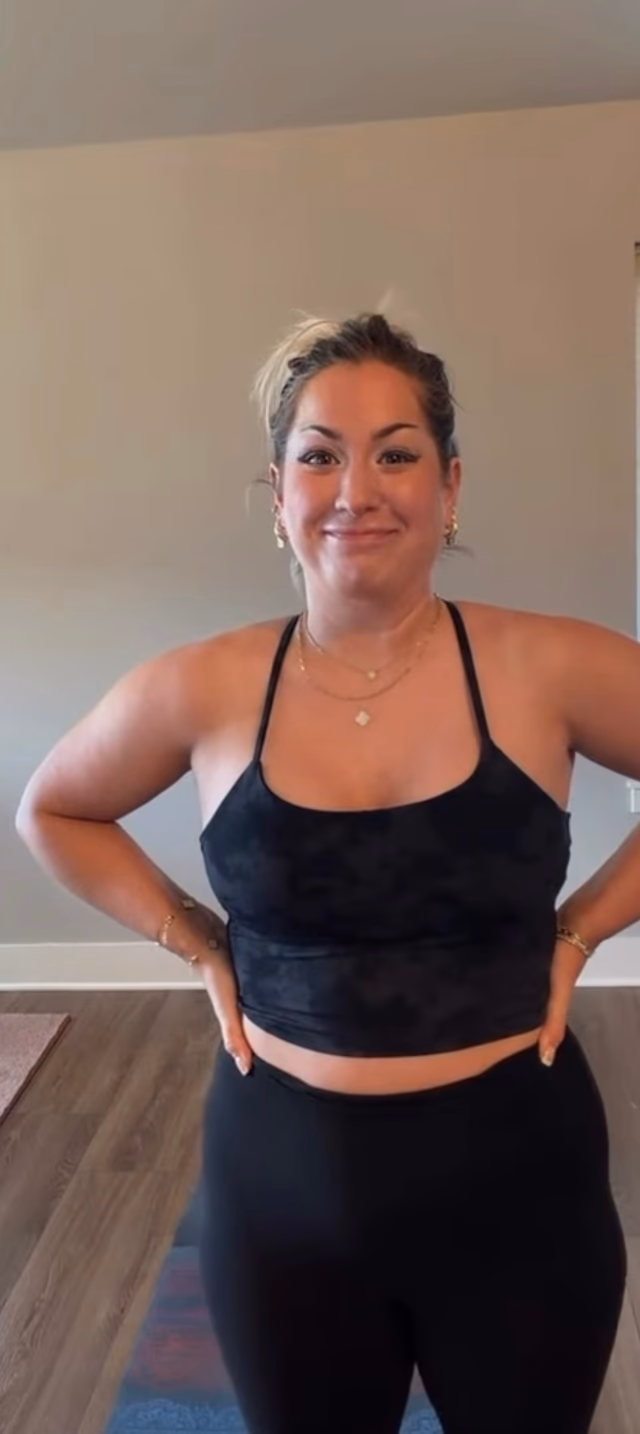 JamiLyn O. before starting treatment.
