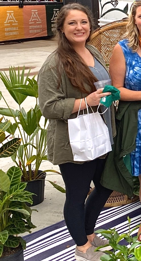 Kellie S. before beginning treatment.