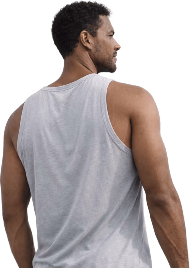 Man building lean muscle with sermorelin peptide injections — Yucca Health