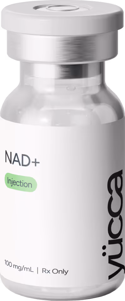 NAD+ longevity injection vial by Yucca Health